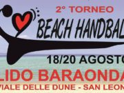 Beach Handball. Dal 18 al 20 agosto Torneo a San Leone