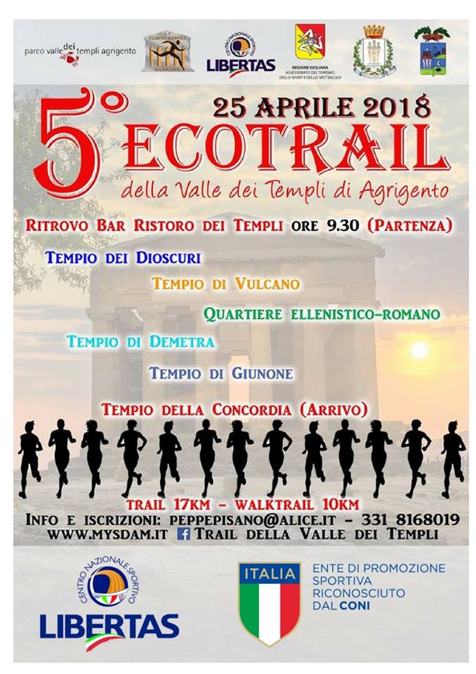 5 Edizione del TRAIL della VALLE DEI TEMPLI