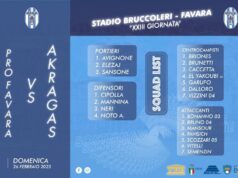Akragas, gli indisponibili ed i convocati per Favara