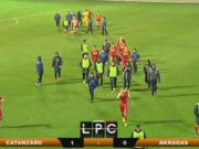 Akragas. Sconfitta di misura a Catanzaro con giallo nel finale.