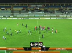 Cosenza amara per l’Akragas, 1-0 nel finale, a segno l’ex Cavallaro