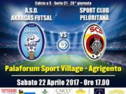 Calcio a 5, ultima gara di campionato per l’Akragas Futsal e poi i play off