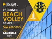 Aquaselz Cafè, 1° Torneo di Beach Volley 4X4 misto