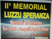 2º Memorial in ricordo di “Giuseppe Luzzu Speranza