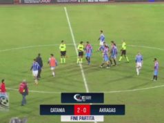 Catania – Akragas 2-0. Il gigante ci prova ma stavolta pesano le decisioni arbitrali
