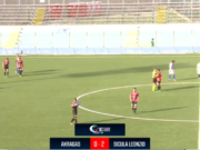 Il derby va alla Sicula Leonzio. Bollino e Camilleri piegano l’Akragas