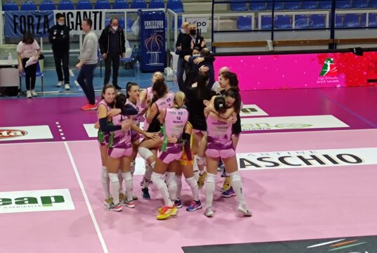 Volley, Serie A2. La Seap Dalli Cardillo Aragona batte 3-1 l’Assitec Sant’Elia (Foto e Video)