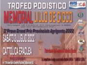 Cattolica Eraclea, 1°Trofeo Podistico “Memorial Lillo De Cicco”.