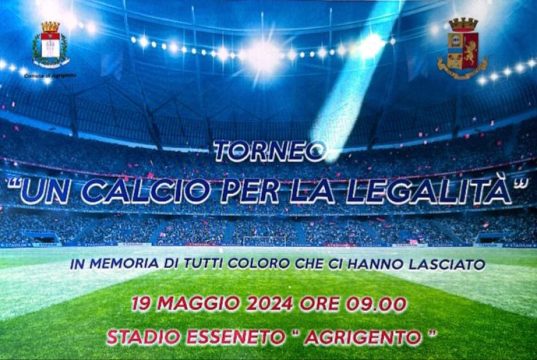 Un calcio per la legalità, torneo interforze allo stadio Esseneto