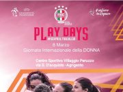 Figc Sgs, Play Days al Villaggio Peruzzo