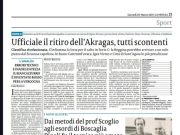 Akragas, la storia di una stagione maledetta
