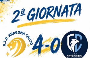 Promozione Girone A: Un Aragona straripante cala il poker, il Città di Cinisi si arrende al “Totò Russo”